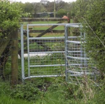 Shiny new kissing gate